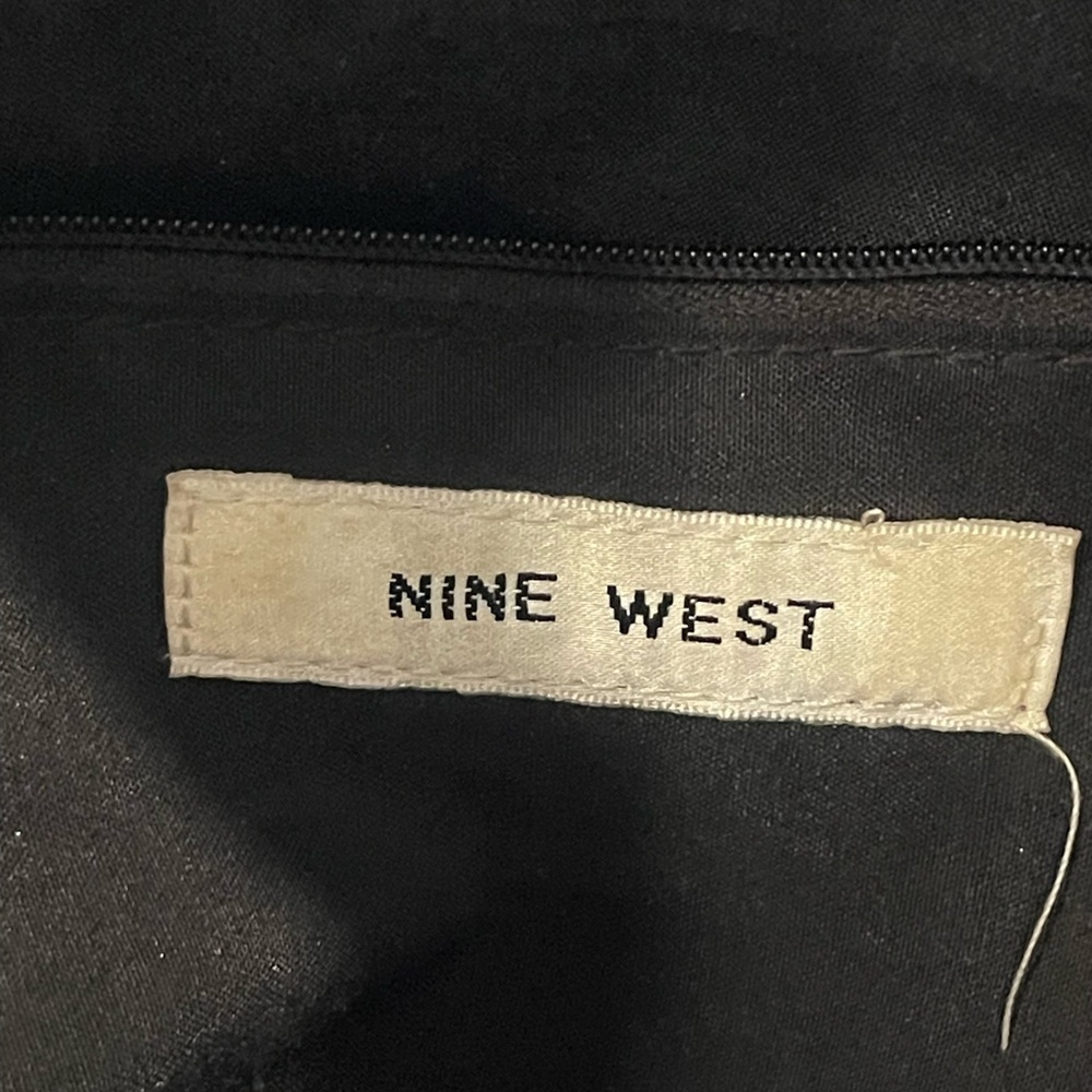 Nine West Black Patent Laptop Briefcase Tote Shoulder Strap - Picture 6 of 7